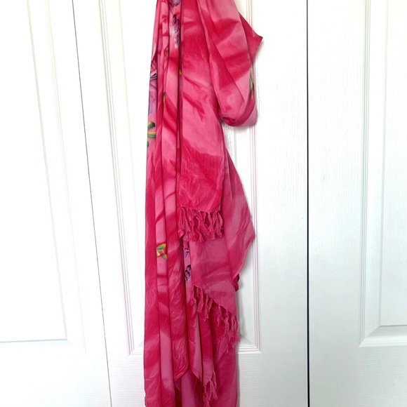 Sarong Wrap Tropical Batik 84” Long - Picture 2 of 6